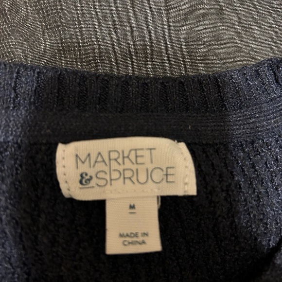 Market&Spruce navy blue sweater - Picture 3 of 3
